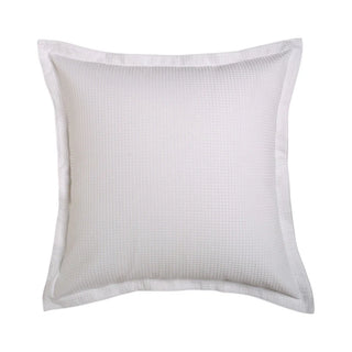 Ascot White European Pillowcase by Logan and Mason Platinum