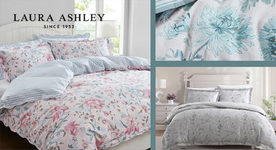 Decorate your bed in signature Laura Ashley style