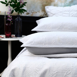 Adrian Pewter Bedspread Set by MM Linen