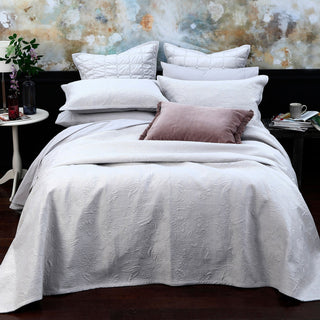 Adrian Pewter Bedspread Set by MM Linen