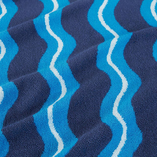 Nello Azure Kids Beach Towel by Sheridan