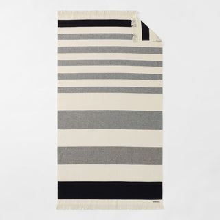 Oceanis Ebony Beach Towel by Sheridan