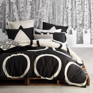 Orbit Noir Quilt Cover Set By Logan and Mason
