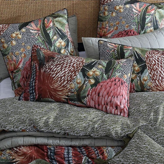 Barrabar Red Quilt Cover Set by Logan and Mason