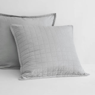 Reilly SOFT GREY European Pillow Sham by SheridanReilly SOFT GREY European Pillow Sham by Sheridan