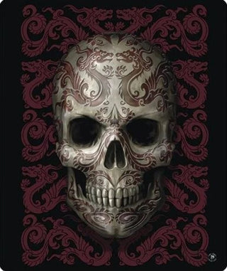 Oriental Skull Quilt Cover Set by Anne Stokes