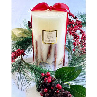 Orange Cinnamon and Clove Botanical Candle 900g by Scented Space and Apsley & Company