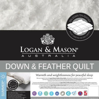 Down and Feather Quilt 25/75 by Logan & Mason