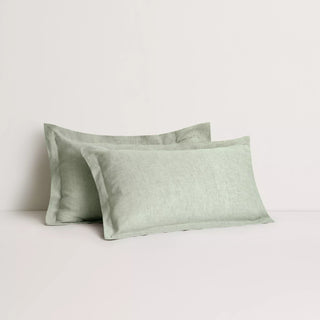 Abbotson Linen Marle Moss Tailored Pillowcase Pair by Sheridan