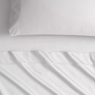 Egyptian Cotton Sateen FITTED SHEET White by Sheridan