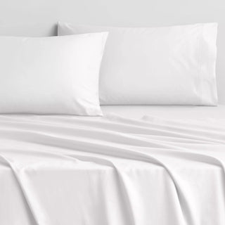 Egyptian Cotton Sateen FITTED SHEET White by Sheridan
