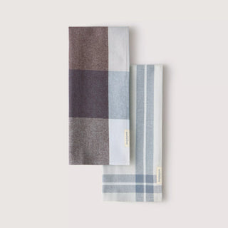 Lumo Tea Towel Set Glacier - Two Pack by Sheridan