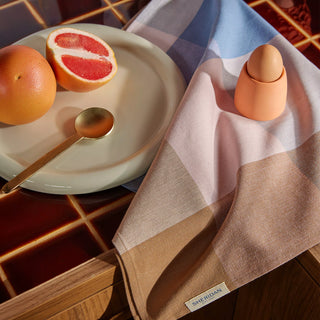 Lumo Tea Towel Set Nutmeg- Two Pack by Sheridan