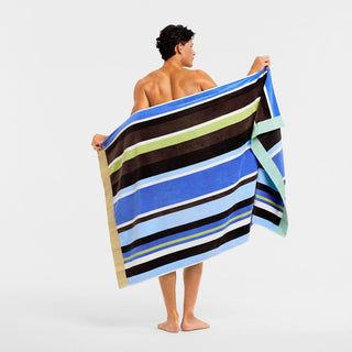 Sunside Blue Beach Towel by Sheridan