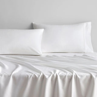 Tencel™ Lyocell Fibre & Cotton Sheet Set WHITE by SHERIDAN