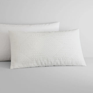 Tessoro White Pillowcase Pair by Sheridan