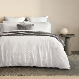 Tessoro White Pillowcase Pair by Sheridan