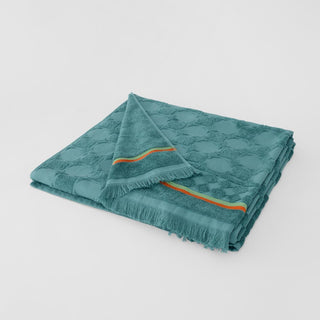 Waterside Jade Beach Towel by Sheridan