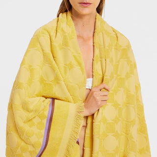 Waterslide Canary Beach Towel by Sheridan