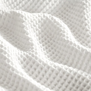 Brooklyn Cotton Waffle Blanket WHITE By Renee Taylor