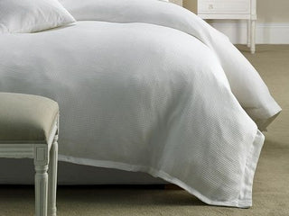 Paris Waffle Quilt Cover Set White by Jenny Mclean