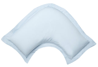 Logan & Mason 300TC Tri V Shape Pillowcase Black | Cream | Linen | Sky | White | Dusk