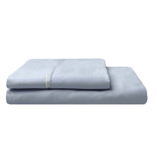 300TC Cotton Percale FITTED COMBO Sheet Set DENIM by Logan and Mason 
