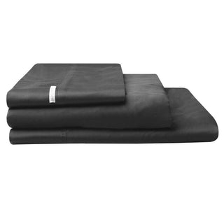 300tc Cotton percale sheet set Denim by Logan and Mason