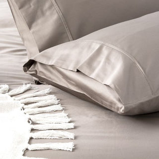 Park Avenue 500 Thread Count PEWTER Natural Bamboo Cotton QUILT COVER SET