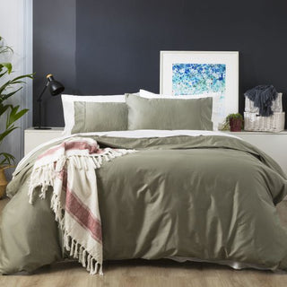 Park Avenue 500 Thread Count JADE Natural Bamboo Cotton Quilt Cover Set