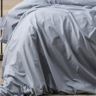 Helena 300tc Vintage Stone Washed Quilt cover Set DUSTY BLUE by Renee Taylor