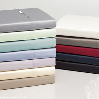 400TC Egyptian Cotton Sateen RUBY Sheet Set by Logan and Mason