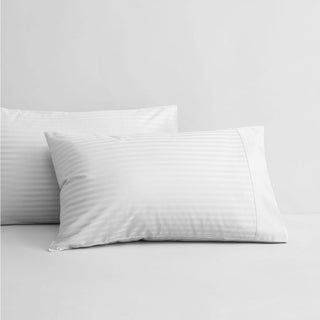 1200tc Millennia Snow Standard Pillowcase Pair