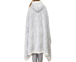 Hooded Snuggle Blanket Silver by Alastair's