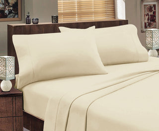 Abrazo Flannelette Ivory 175GSM Egyptian Cotton Sheet Set by Jenny Mclean King