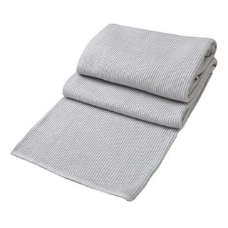 Alanya Silver Throw Rug by Private Collection