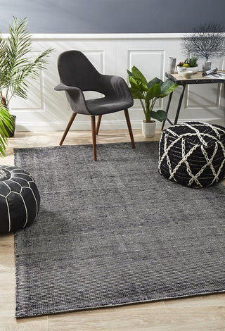 Allure Rug (Black) by Rug Culture