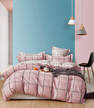 Tilly Pink Quilt cover set by Ardor