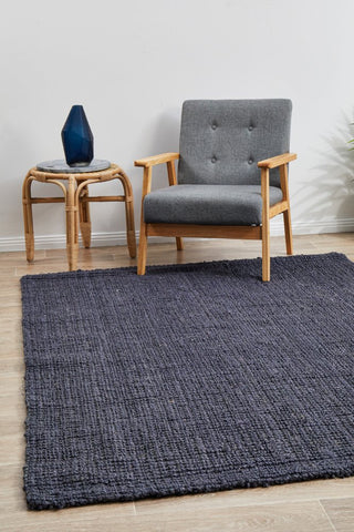 Atrium Barker Rug (Navy) by Rug Culture