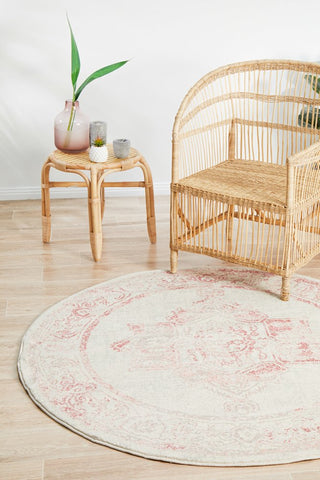 Avenue 702 Round Rug (Rose) by Rug Culture