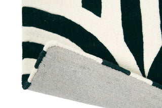 Florence Broadhurst Turnabouts BLACK Rug