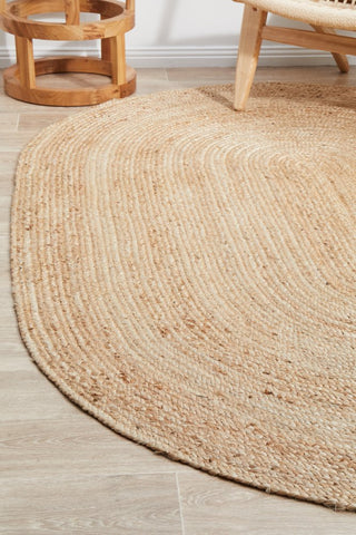 Bondi Oval Rug (Natural) by Rug Culture