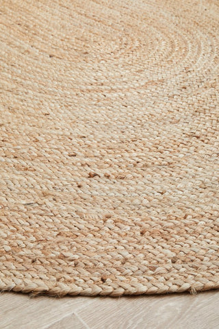 Bondi Oval Rug (Natural) by Rug Culture