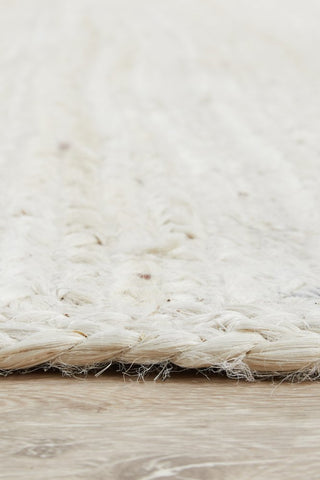 Bondi Rectangle Rug (White) by Rug Culture