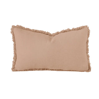 Linen Cushion - Long Rectangle - Tea Rose by Bambury