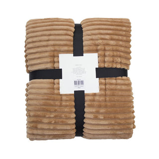 Channel Throw 130x150cm Bisque by Bambury