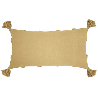 Percy Flax Rectangle Cushion 30 x 60cm by Bambury