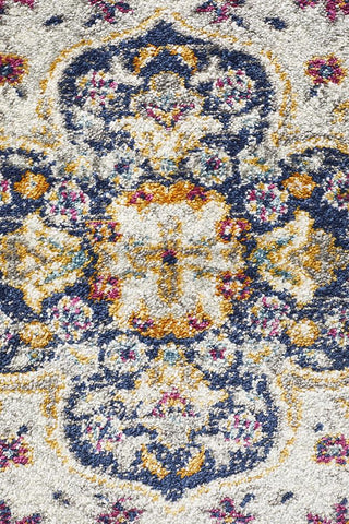 Babylon 202 Runner Rug (White) by Rug Culture