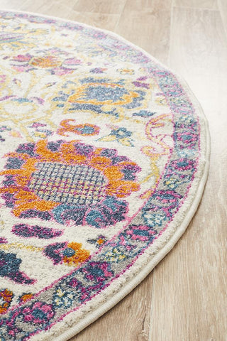 Babylon 206 Round Rug (Multi) by Rug Culture
