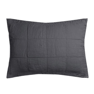 Standard Linen Quilted Pillow Sham